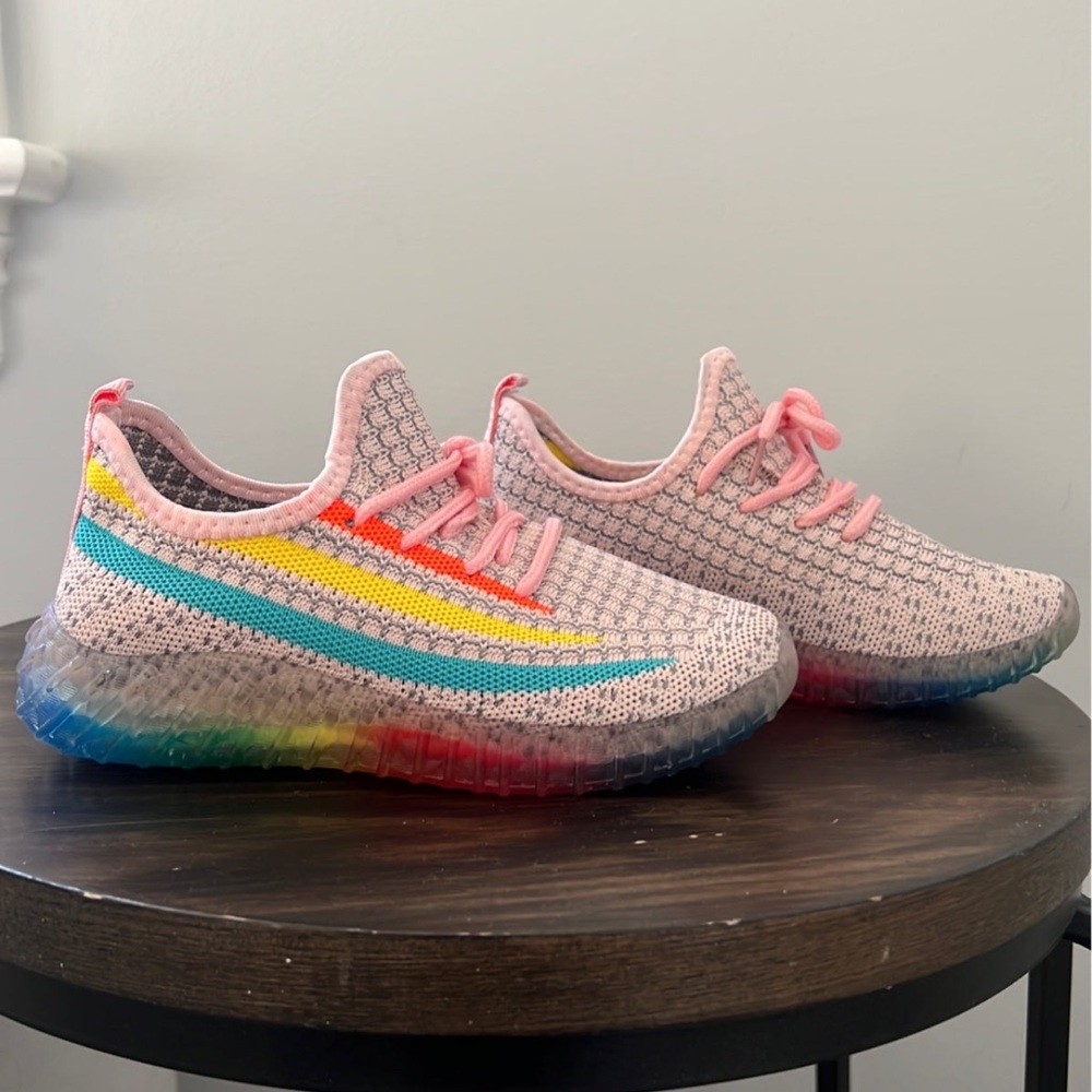 Lola trainer peach trainer kids girl shoe